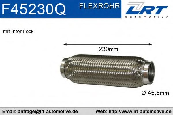 LRT F45230Q Flex Hose, exhaust system